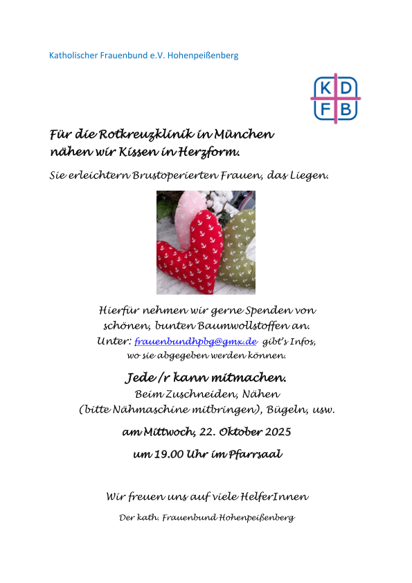 2025 Herzkissen nähen