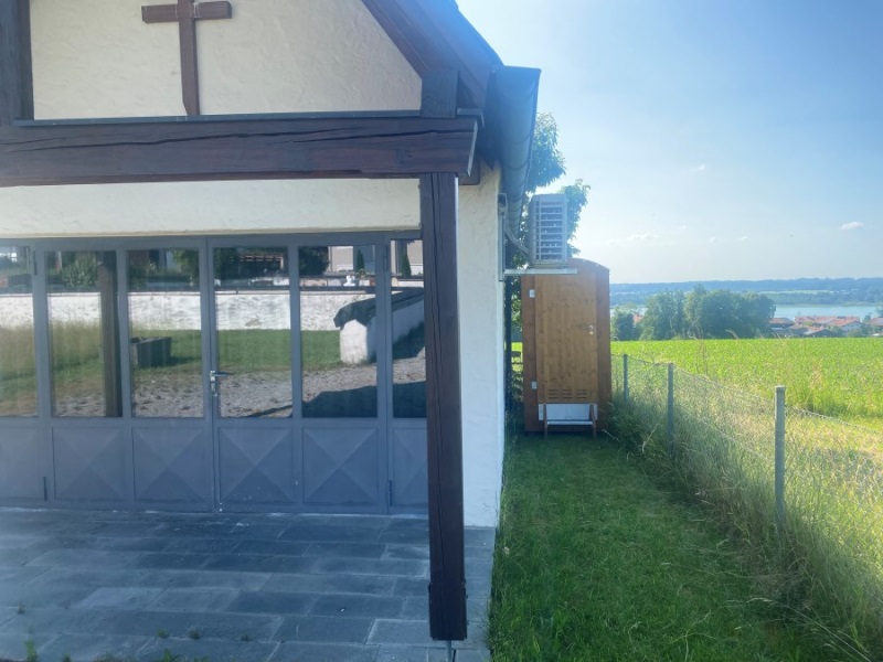 Toilette Friedhof