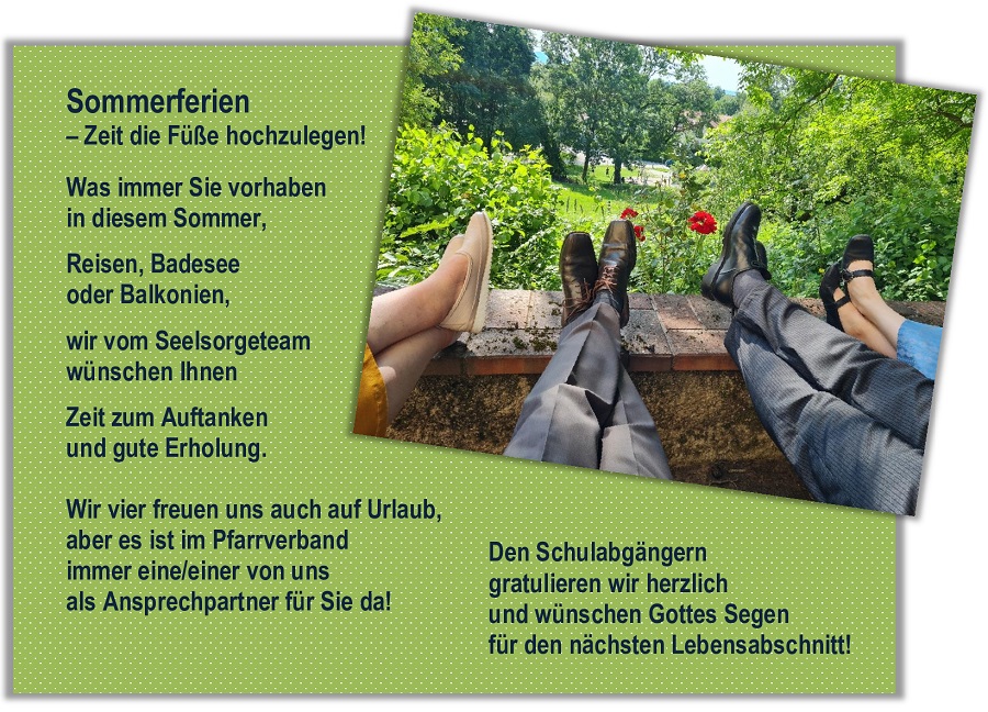Sommergruß der Seelsorger 2025