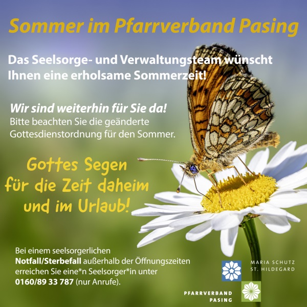 Plakat Sommerzeit 2025
