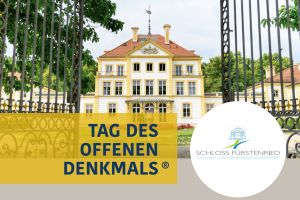 Plakat zum Tag des offenen Denkmals am 14. September 2025 in Schloss Fürstenried