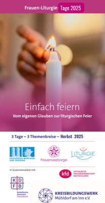 Flyervorderseite Frauen-Liturgie-Tage Mühldorf 2025