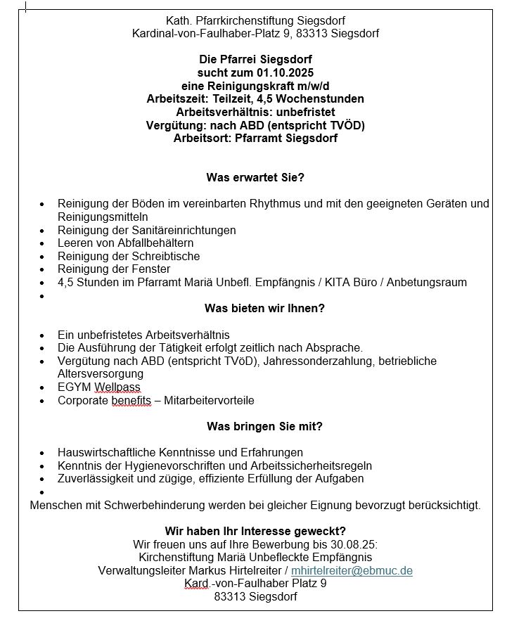 Reinigungskraft
