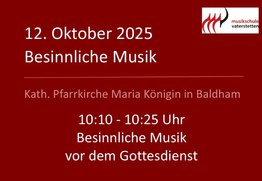 2025-10-12_Besinnliche Musik vor dem Gottesdienst