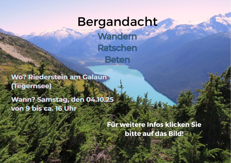 Berggottesdienst am 4. Oktober 2925