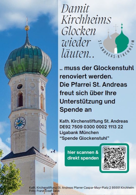 Spendenaufruf für Glocken
