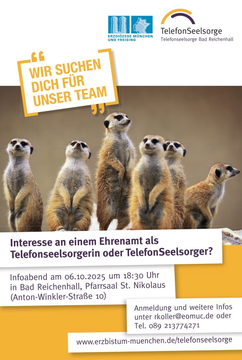 Telefonsselsorge sucht Mitarbeiter