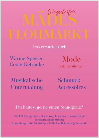 Mädelsflohmarkt