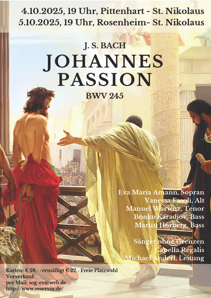 Johannespassion Plakat