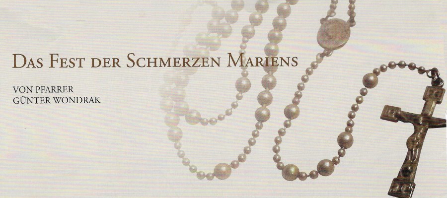Das Fest der Schmerzen Mariens