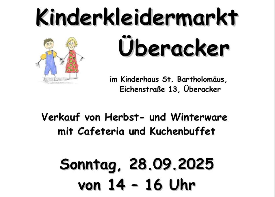 Kinderkleidermarkt Überacker