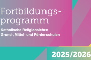 Cover für das Fortbildungsprogramm GS und MS 2025 und 26