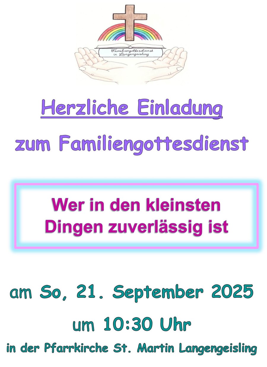 Familiengottesdienst in Langengeisling