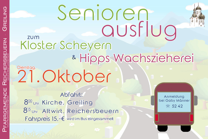 Seniorenausflug der Pfarrei Reichersbeuern