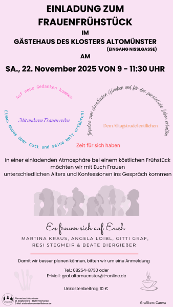 Einladung zum Frauenfrühstück