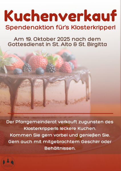 Kuchenverkauf Kirchweih