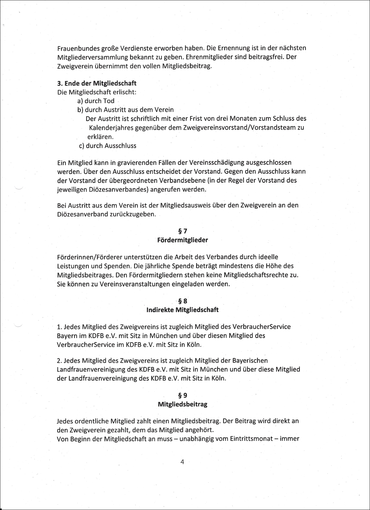 Satzung