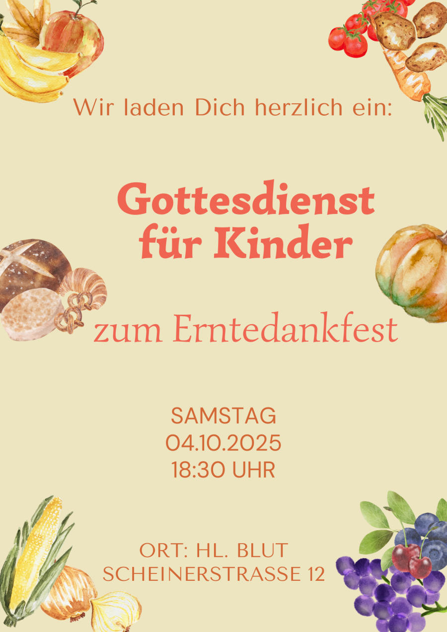 Erntedank Kindergottesdienst