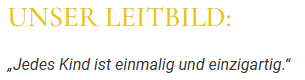 Kindergarten Alling, Leitbild