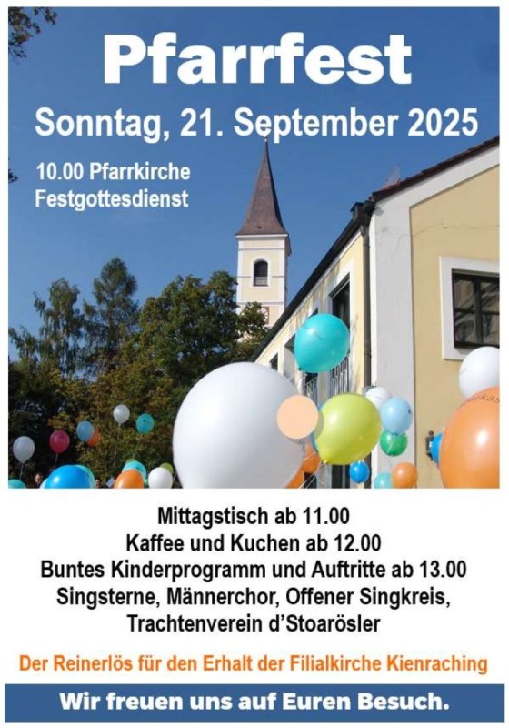 Pfarrfest Maria Dorfen 2025