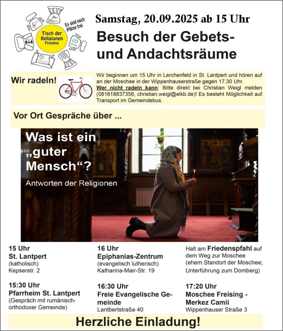 Gebets und Andachtsräume