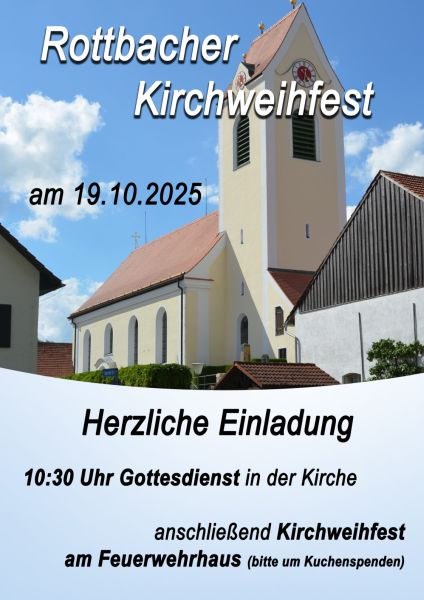 Kirchweih Rottbach 2025