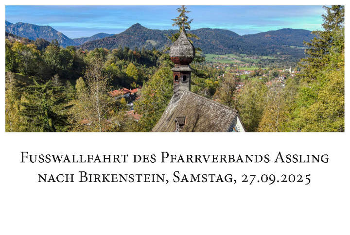 Birkenstein Fußwallfahrt 2025