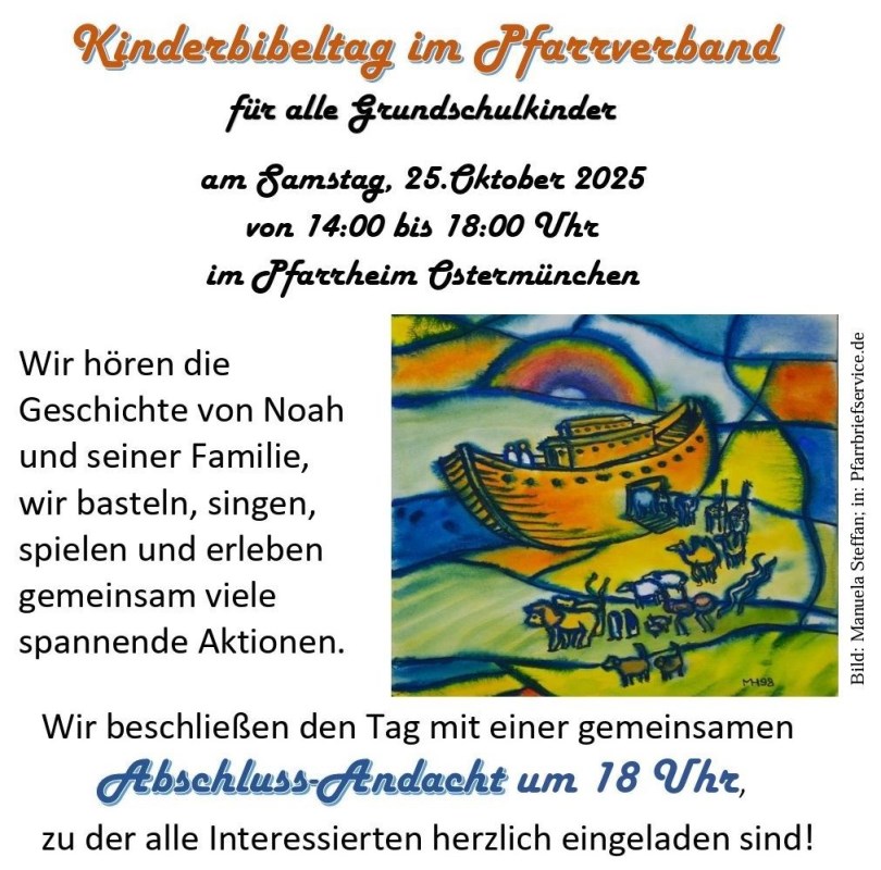 Einladung Kinderbibeltag