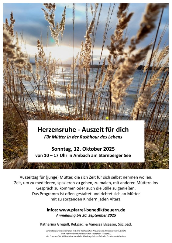 Plakat Auszeittag für Mütter