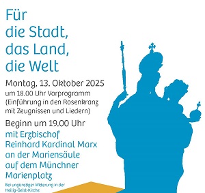 Plakat Oktoberrosenkranz 2025