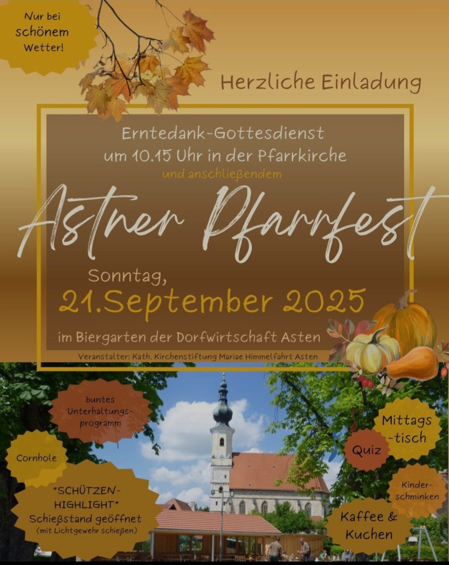 Erntedankfest Asten 2025