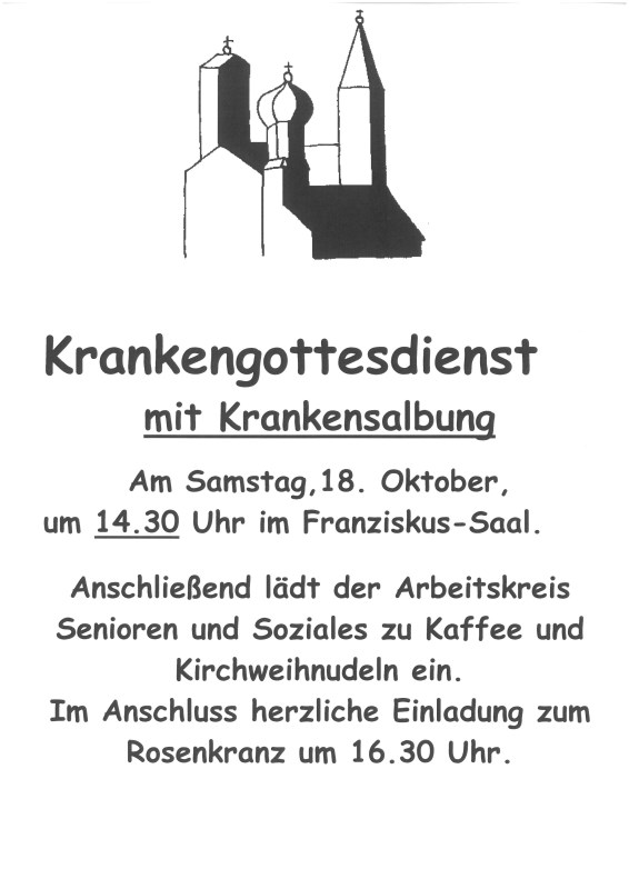 Krankengottesdienst