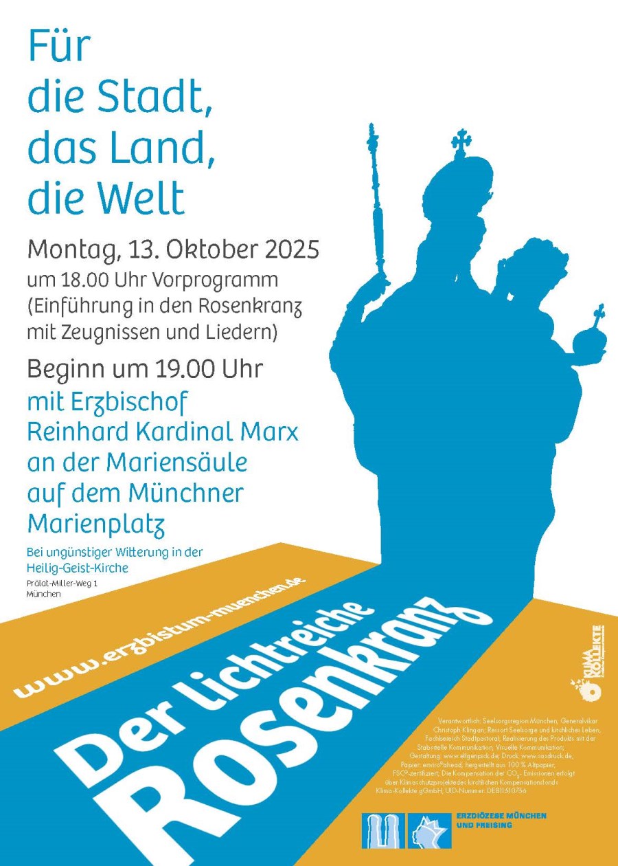Rosenkranz am Marienplatz 2025