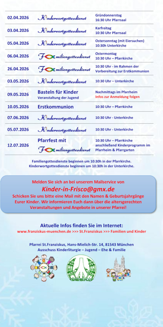 Terminliste Teil 2