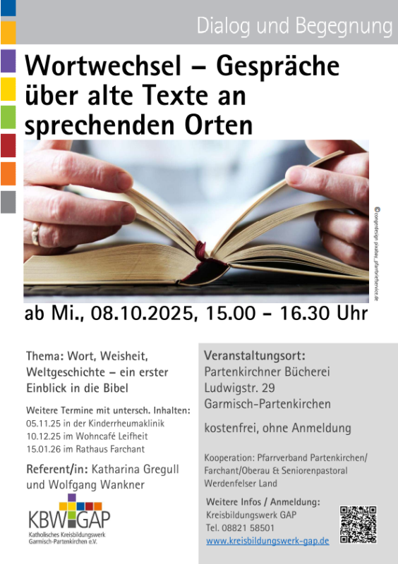 Plakat WortWechsel Bibelnachmittag