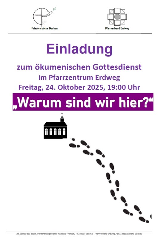 Flyer Ökumenegottesdienst Herbst 2025