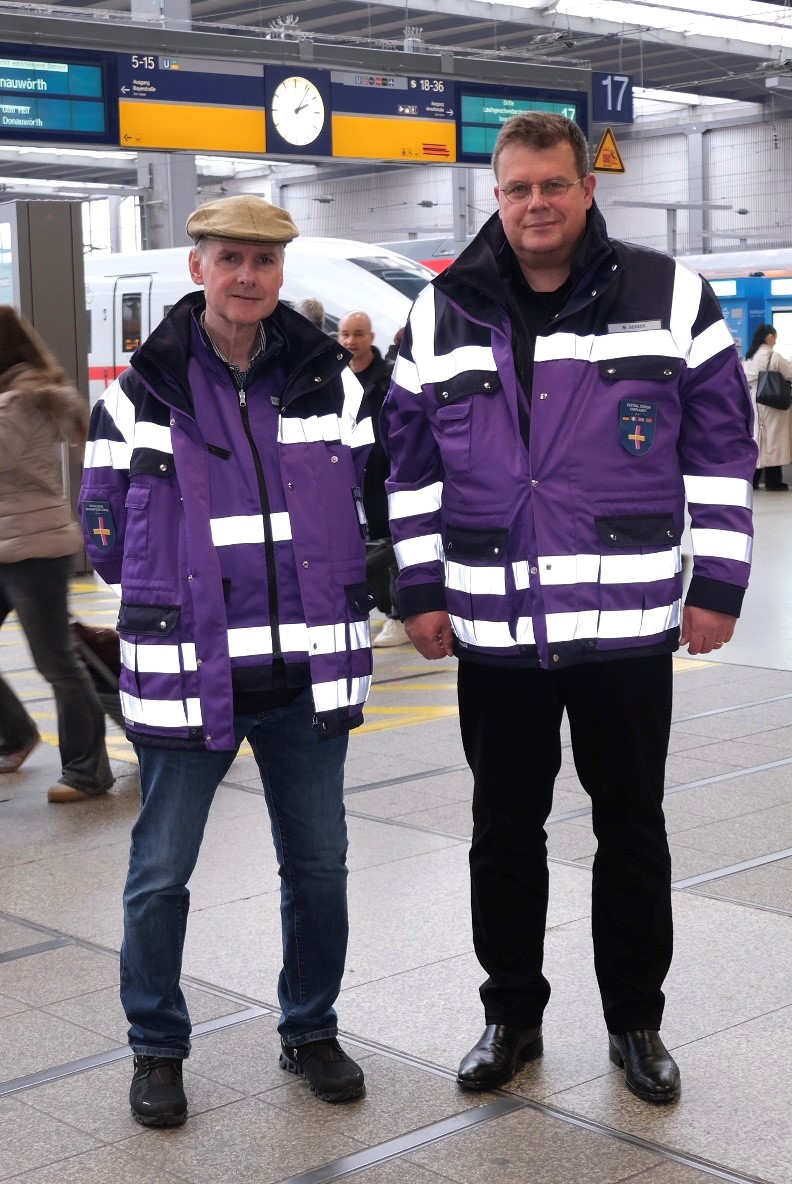 Seelsorger am Münchner Hauptbahnhof
