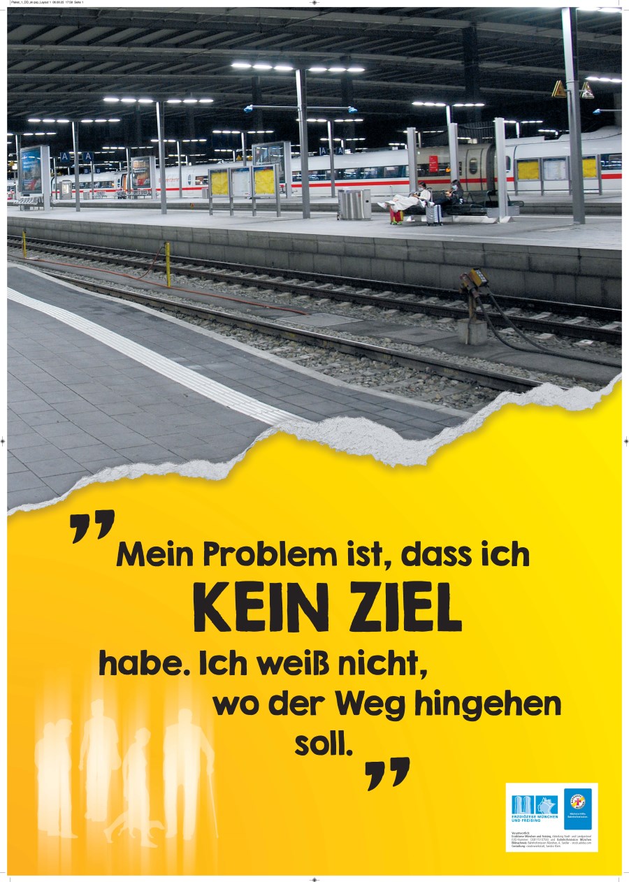 Plakat 1 Ausstellung Wohnungslose am Hauptbahnhof