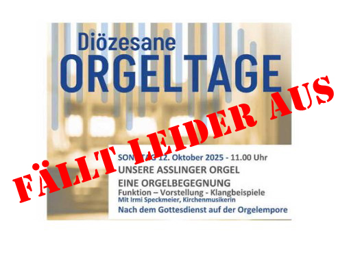 Orgelführung fällt aus