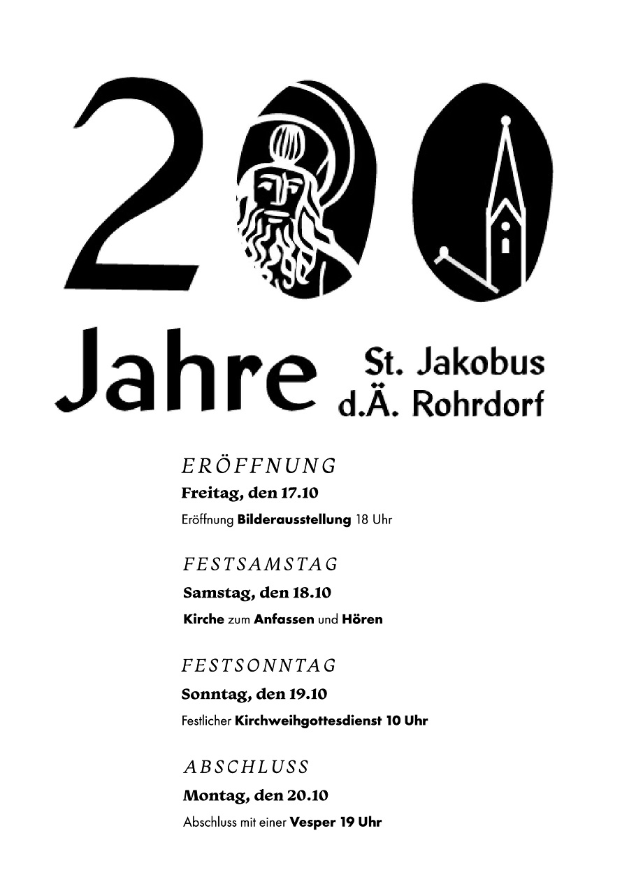 Rohrdorf Jubiläum Programm 2