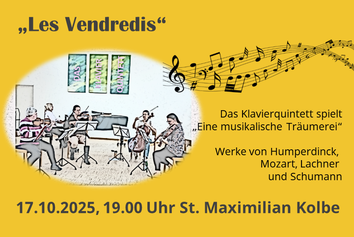 Slider für "Les Vendredis" Klavierquintett