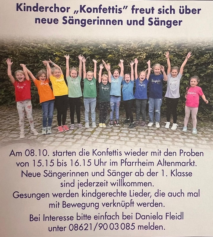 Kinderchor Konfettis