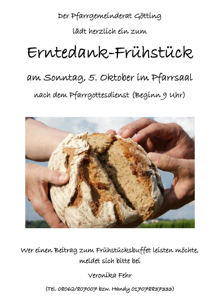 Erntedankfrühstück