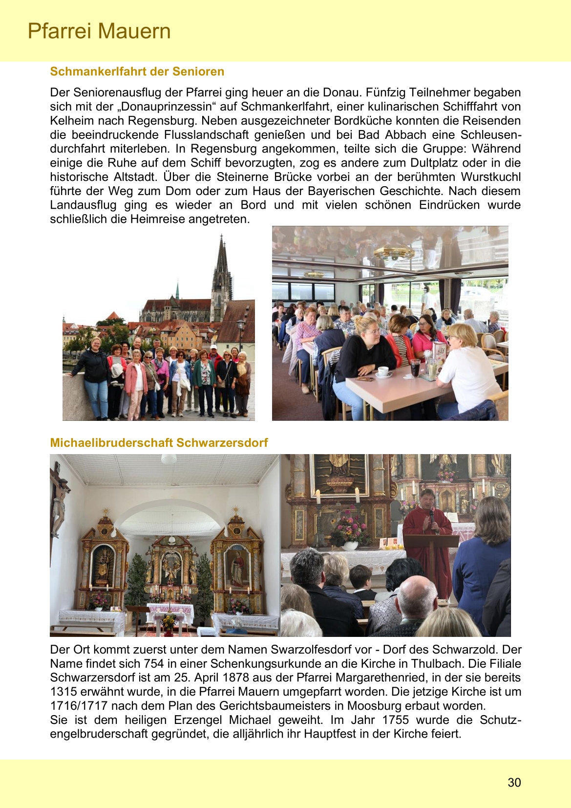 Pfarrblatt für die Pfarrverbände Hörgertshausen-Gammelsdorf und Mauern 06. Oktober bis 02. November 2025 Seite 30