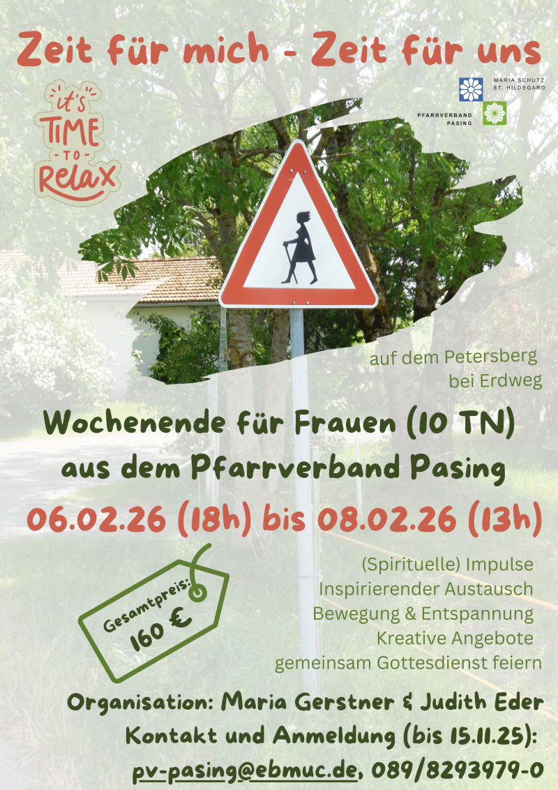 Straßenschild mit einer Frau darauf
