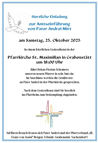 Einladung Pater Andrei