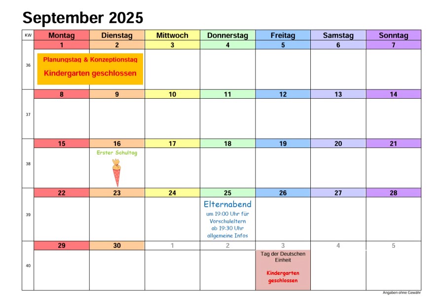 Terminekalender
