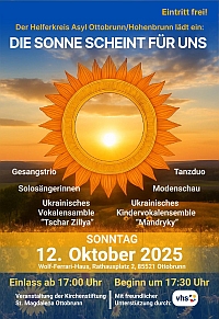 Einladungsplakat zu Ukrainisches Herbstkonzert