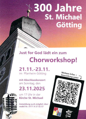 Chorwochenende 21-23.11.2025 Just for God