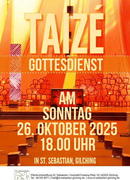 Plakat Taize Oktober 2025
